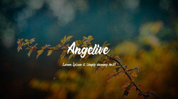 Angelive Font