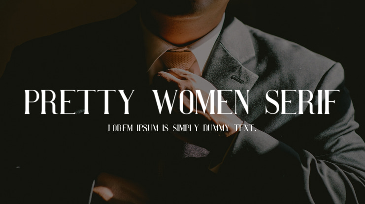 Pretty Women serif Font