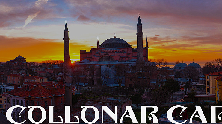 COLLONAR CAP Font