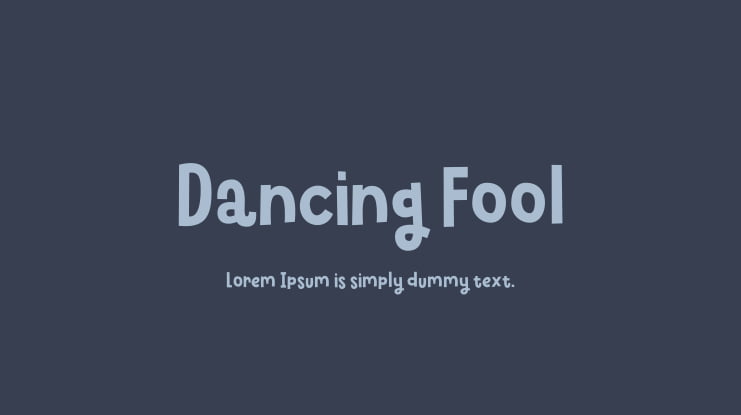 Dancing Fool Font