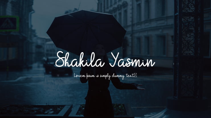 Shakila Yasmin Font