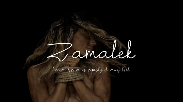 Zamalek Font