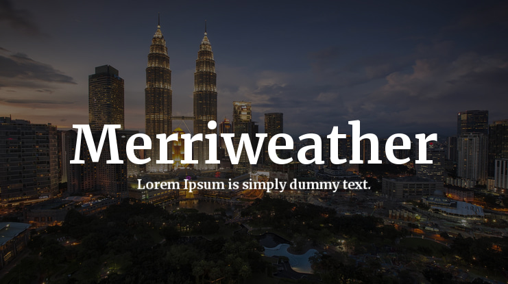 Merriweather Font Family