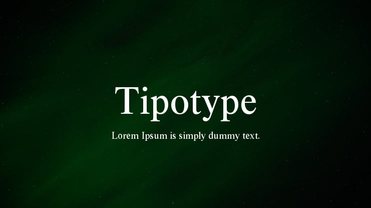 Tipotype Font Family