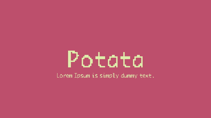 Potata Font Family