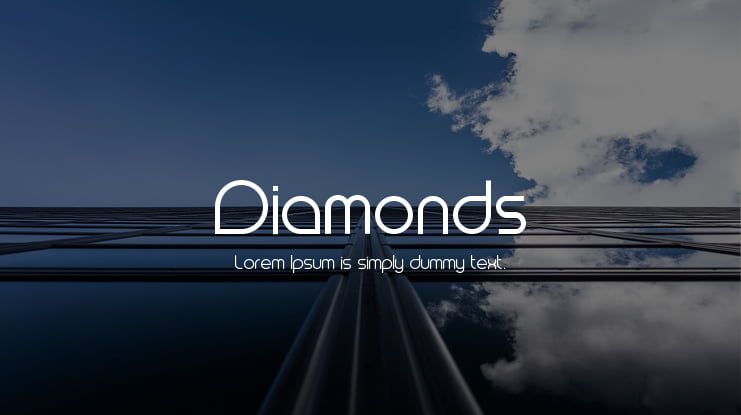 Diamonds Font