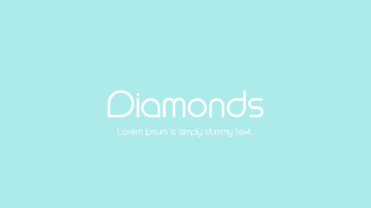 Diamonds Font