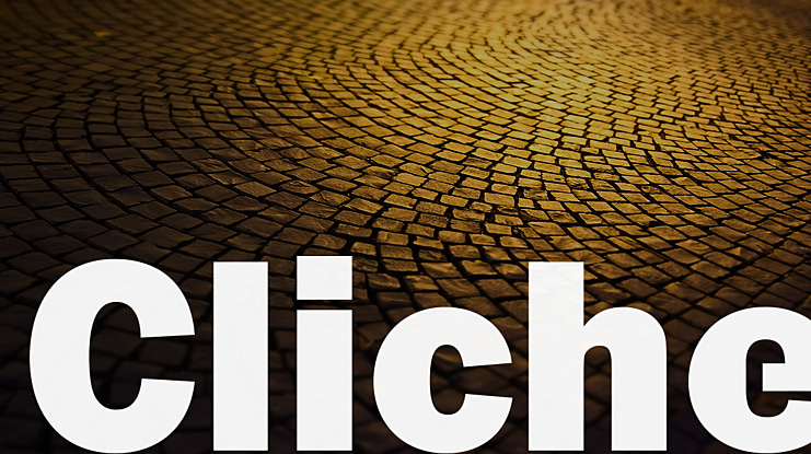 Cliche Font