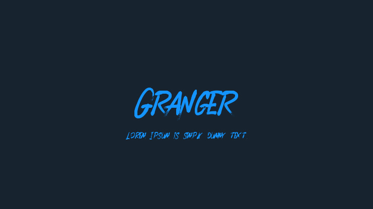 Granger Font