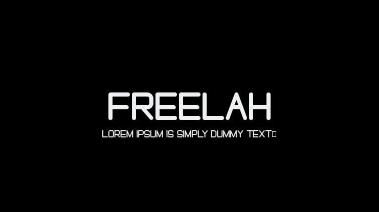 FREELAH Font