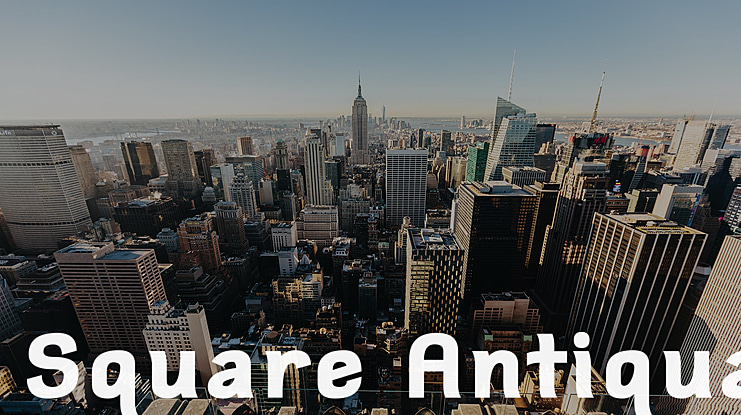 Square Antiqua Font Family