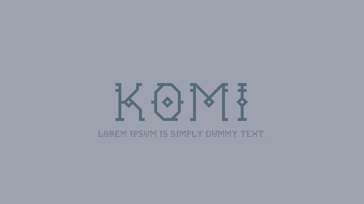 Komi Font