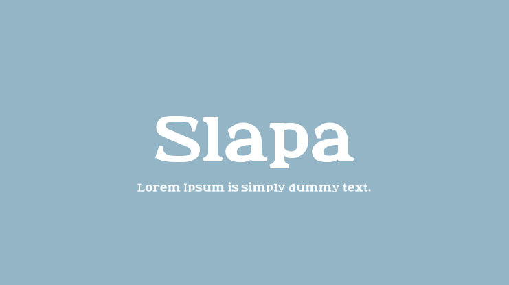 Slapa Font
