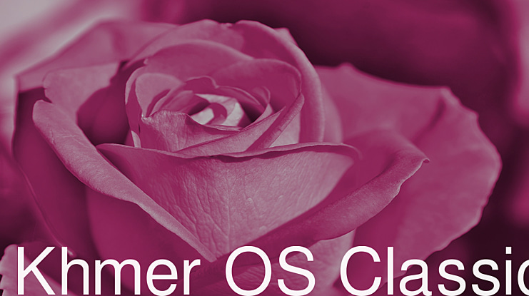 Khmer OS Classic Font