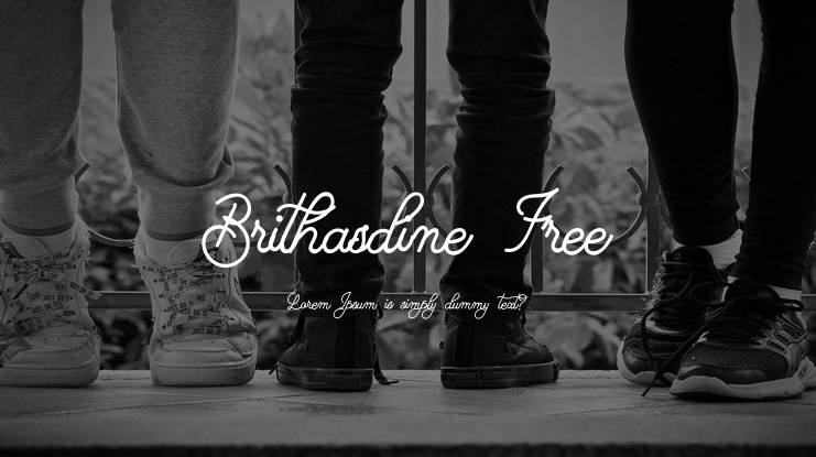Brithasdine Free Font
