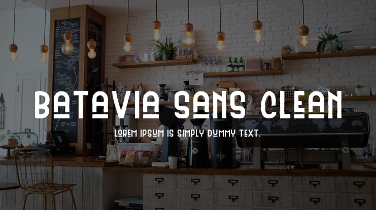 Batavia Sans Clean Font