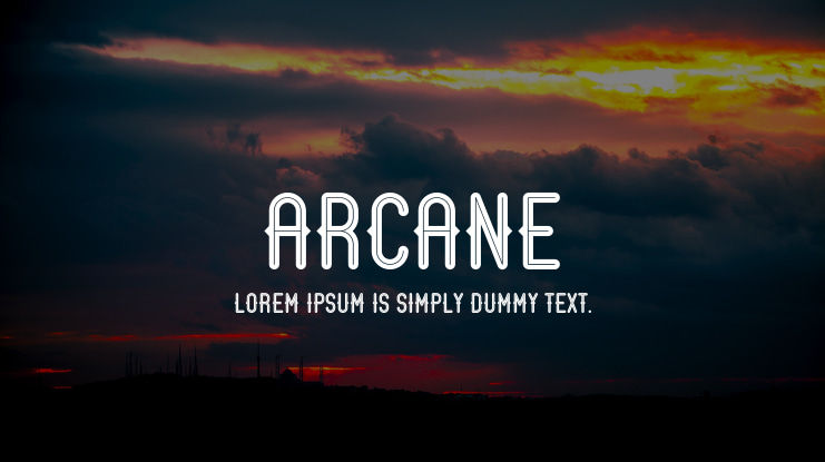 Arcane Font Family