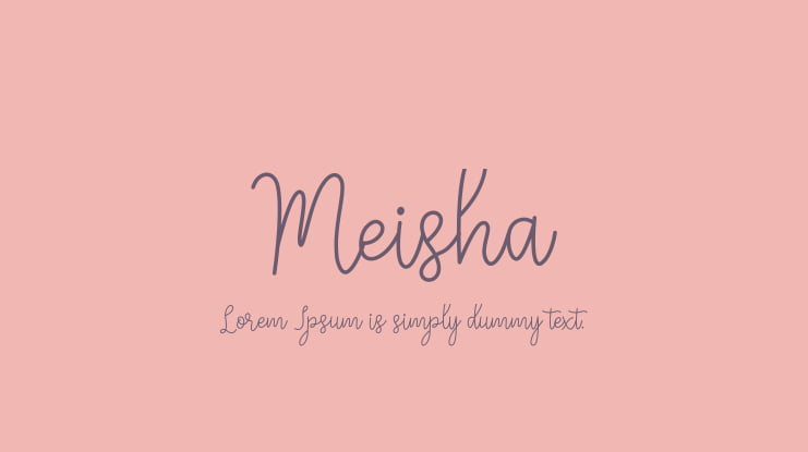 Meisha Font