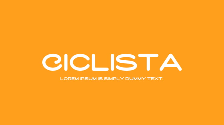 Ciclista Font Family