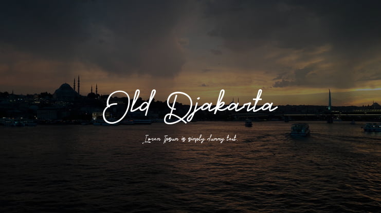 Old Djakarta Font