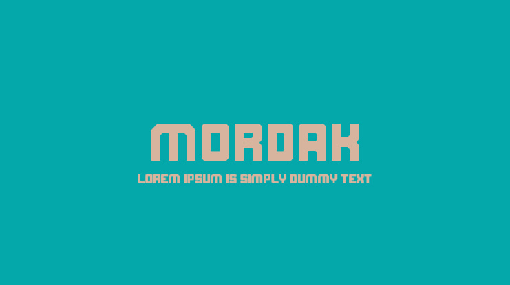 Mordak Font