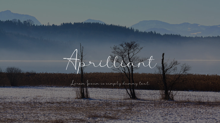 Aprilliant Font