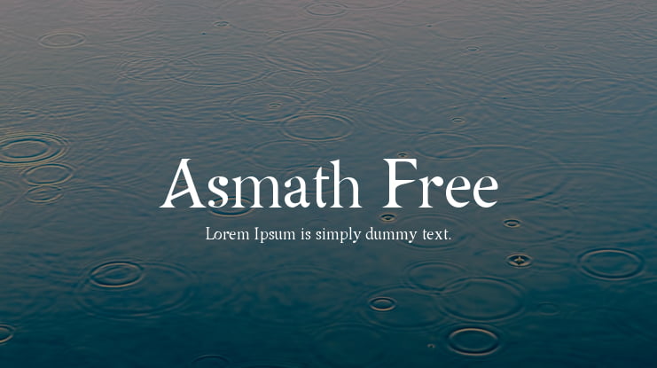 Asmath Free Font