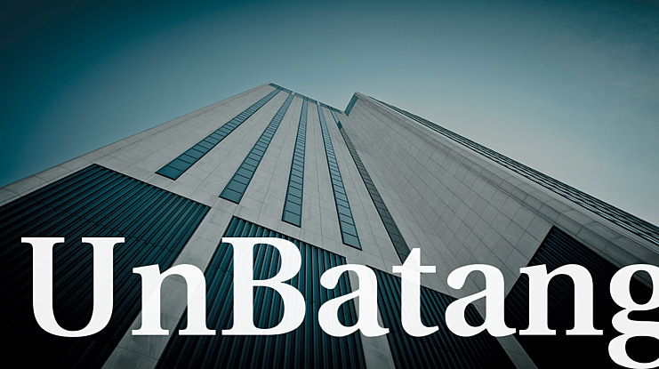 UnBatang Font Family
