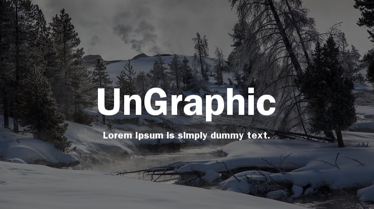 UnGraphic Font Family