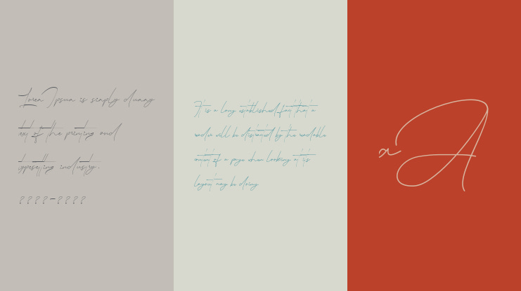 Queenstown Signature Font