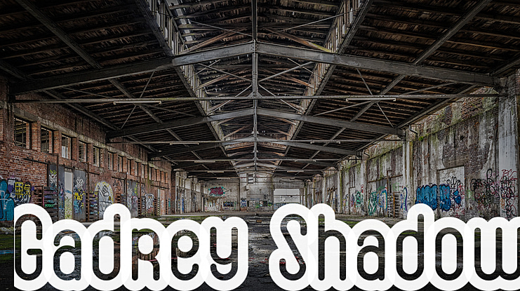 Gadrey Shadow Font