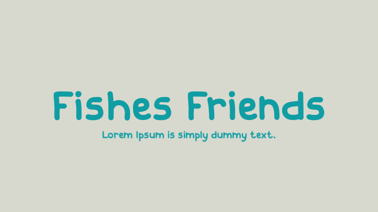Fishes Friends Font Family