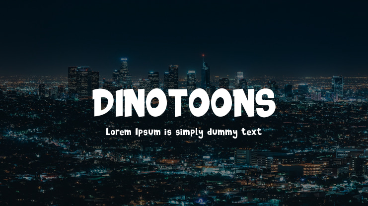 DINOTOONS Font