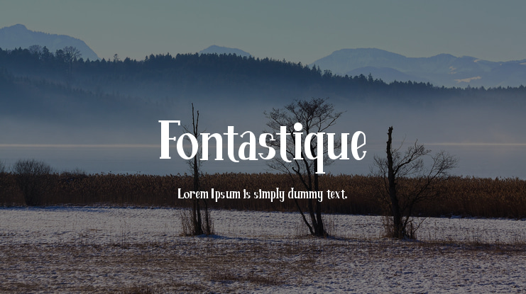 Fontastique Font