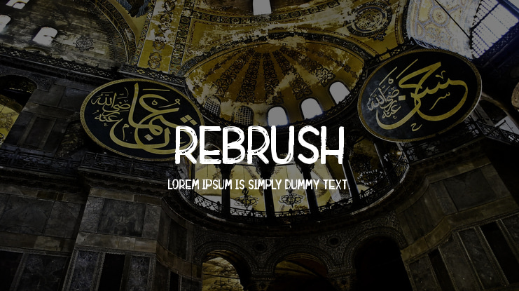 Rebrush Font