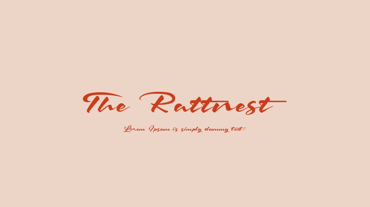 The Rattnest Font