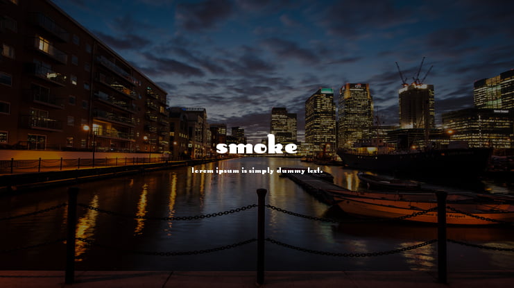 Smoke Font