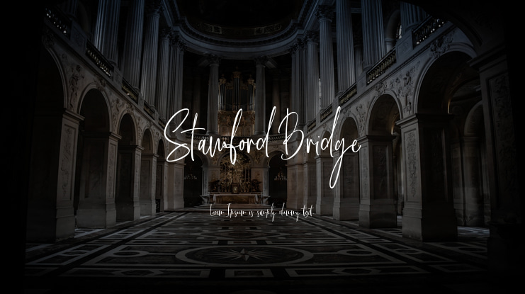 Stamford Bridge Font