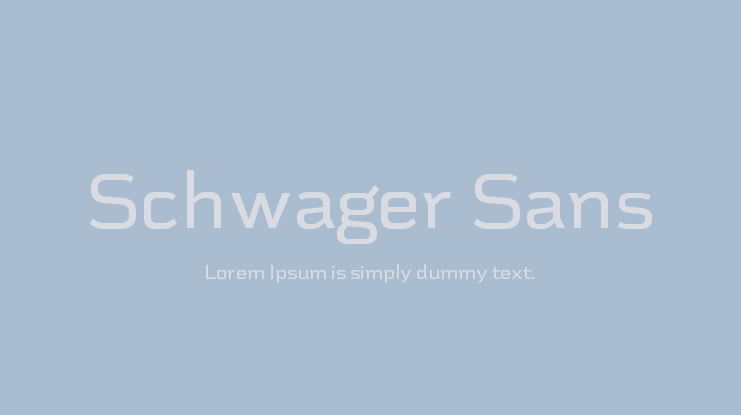 Schwager Sans Font Family