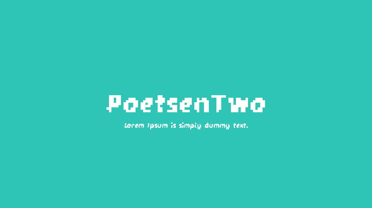 PoetsenTwo Font
