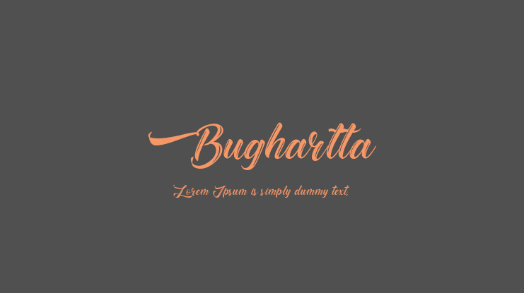 Bughartta Font