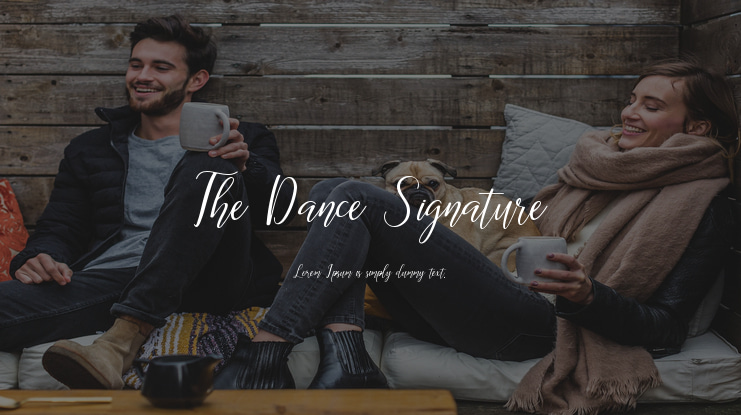 The Dance Signature Font