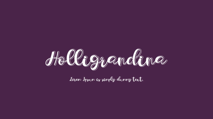 Holligrandina Font