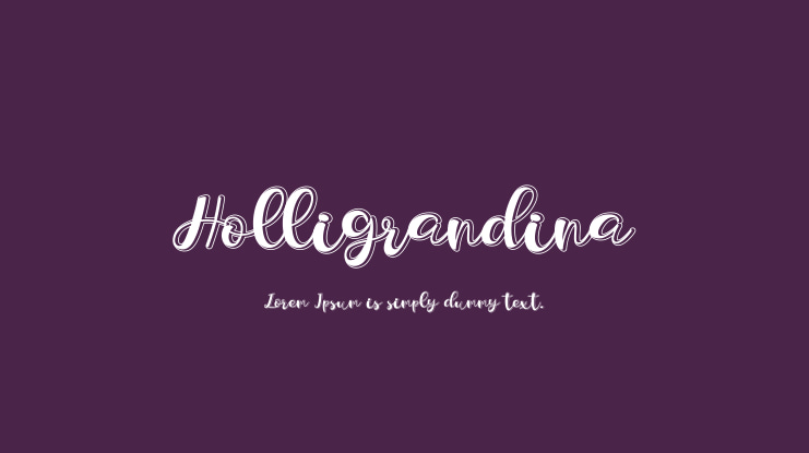 Holligrandina Font