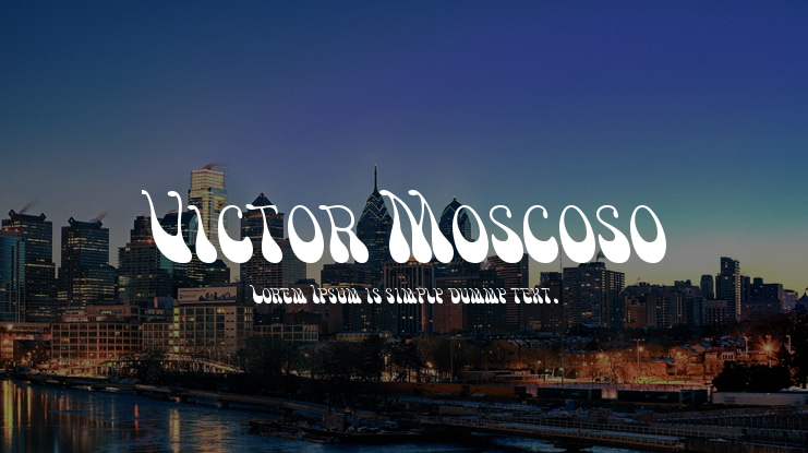 Victor Moscoso Font Family