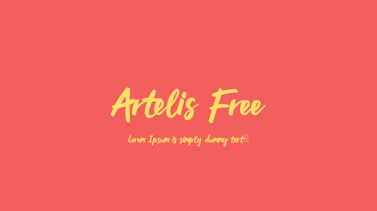 Artelis Free Font