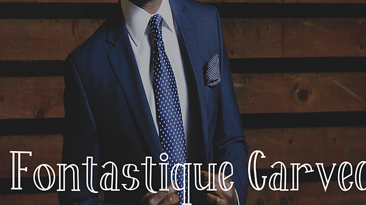 Fontastique Carved Font