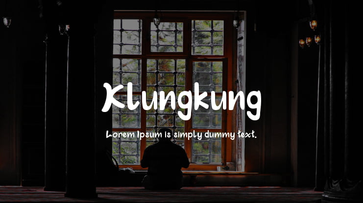 Klungkung Font