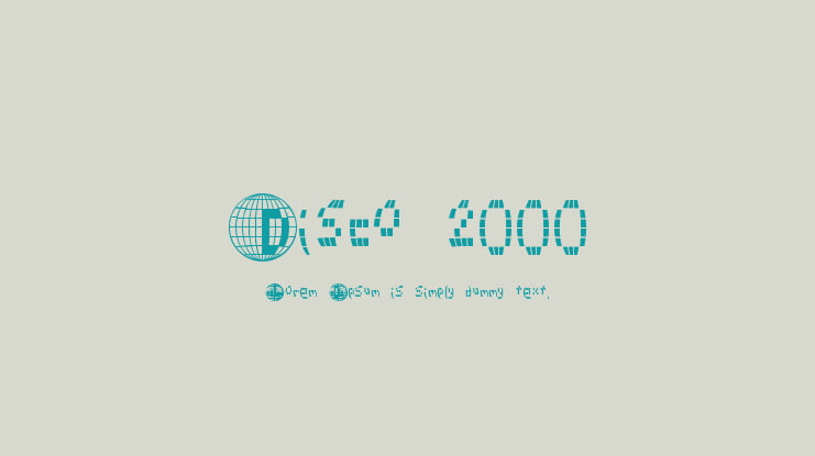 Disco 2000 Font