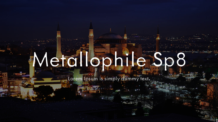 Metallophile Sp8 Font Family